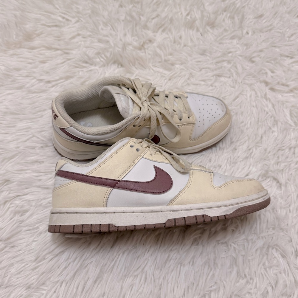 Nike Dunks Cream and red Coconut Mauve Dunks - Picture 2 of 6